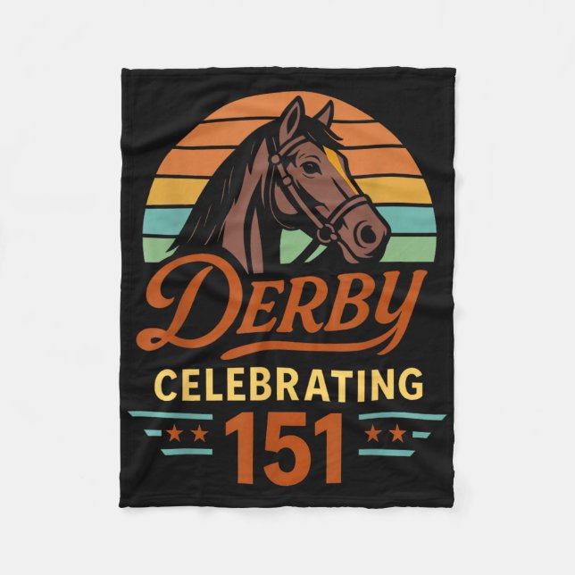 151. Racing Derby Day feiert 151 Jahre Fleecedecke (Vorderseite)