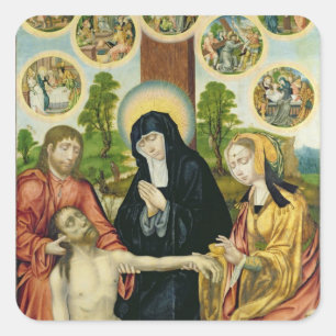 1520 QUADRATISCHER AUFKLEBER