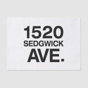 1520 SEDGWICK AVE. SEIDENPAPIER