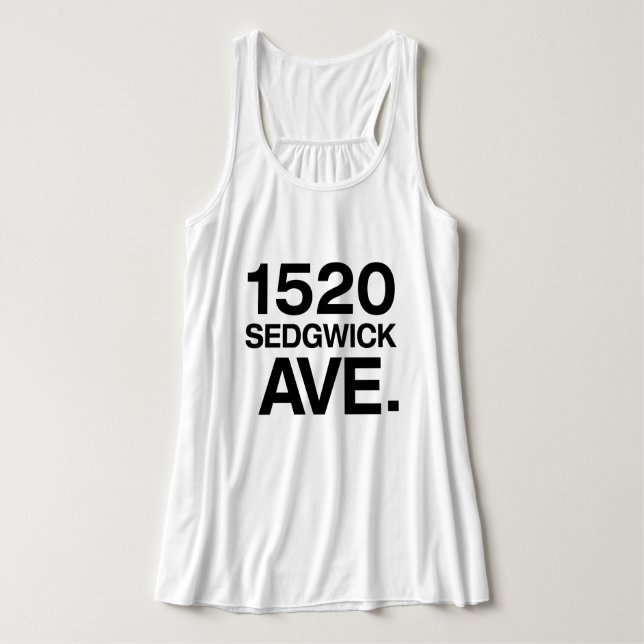 1520 SEDGWICK AVE. TANK TOP (Design Vorderseite)