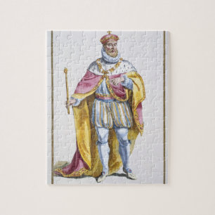 (1527-98) König Philip-II Spanien von 'Receuil De Puzzle