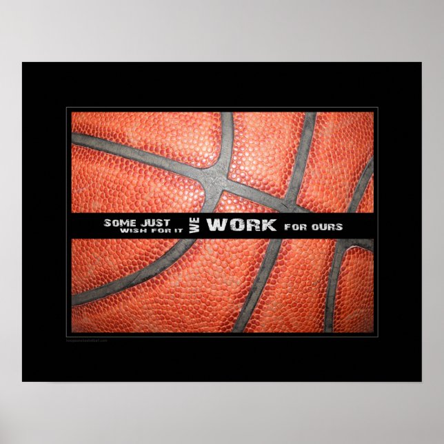 #152 (Matte) Basketball-Poster Poster (Vorne)
