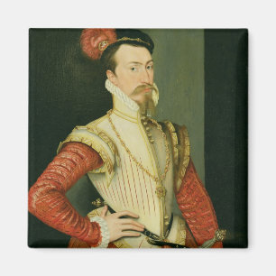 (1532-88) 1. Graf Roberts Dudley Leicester, c.1 Magnet