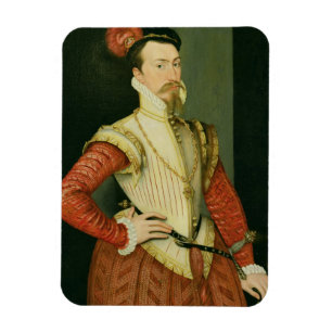 (1532-88) 1. Graf Roberts Dudley Leicester, c.1 Magnet