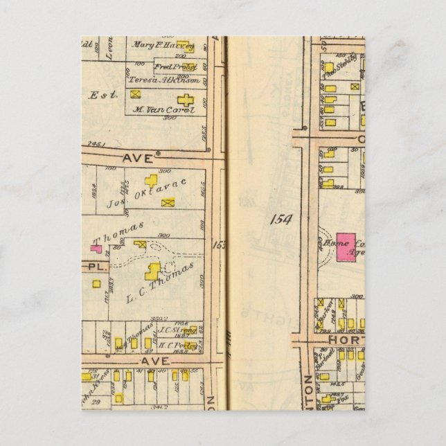154155 New Rochelle Postkarte (Vorderseite)