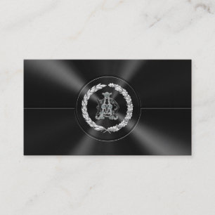 [154] AD & DA Monogramm [Silber] Visitenkarte