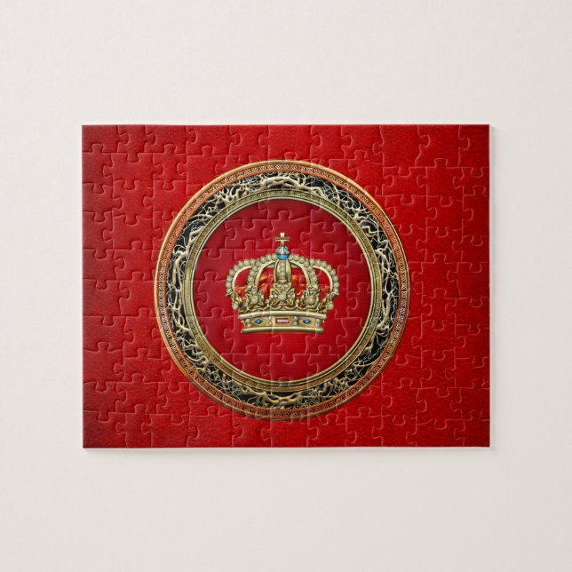 [154] Belgien: Prinzessin King-Queen Crown Puzzle (Horizontal)