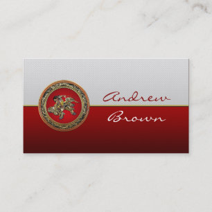 [154] Hokusai - Shoki, die Shishi Löwe reiten Visitenkarte