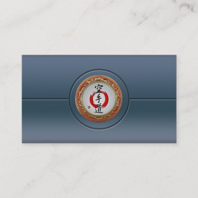 [154] Japanische Kalligraphie - Karate-do Visitenkarte (Vorderseite)