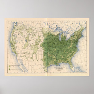 154 Mais/Quadratmeile Poster