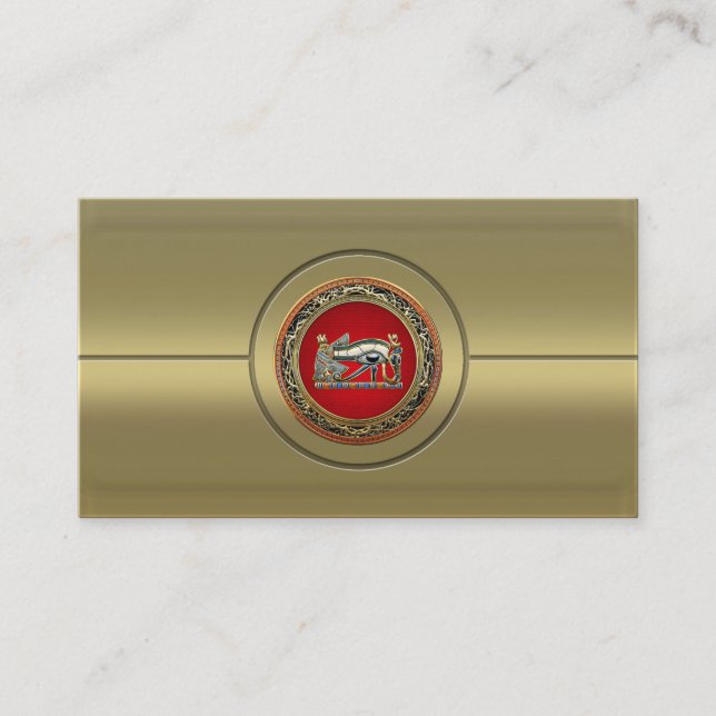 [154] Schatzkammer: Das Auge des Horus Visitenkarte (Vorderseite)