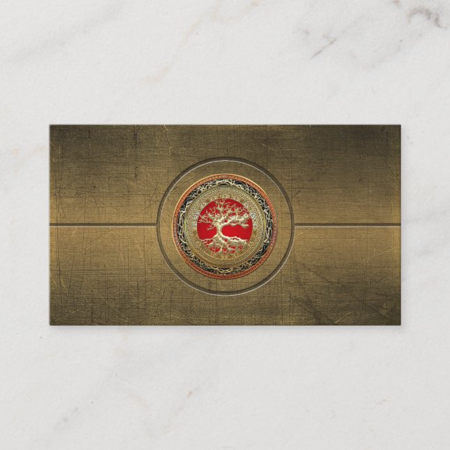 [154] Schatzkammer: Keltischer Baum des Lebens [Go Visitenkarte (Vorderseite)