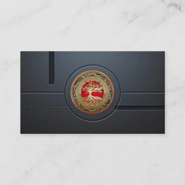 [154] Schatzkammer: Keltischer Baum des Lebens [Go Visitenkarte (Vorderseite)