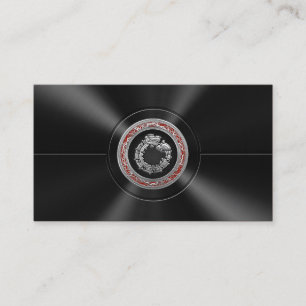 [154] Serpent God Quetzalcoatl [Silber] Visitenkarte