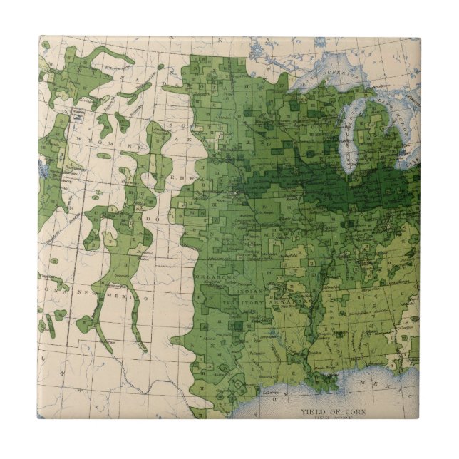 155 Mais/Morgen Fliese (Vorderseite)