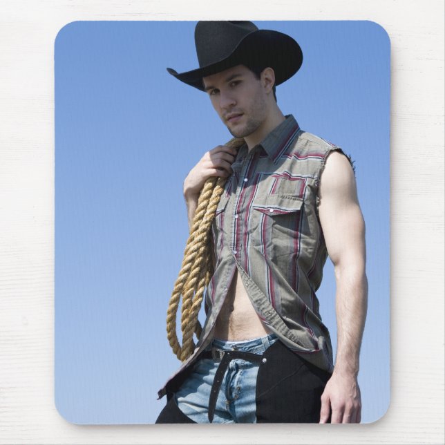 15608-RA Cowboy Mousepad (Vorne)