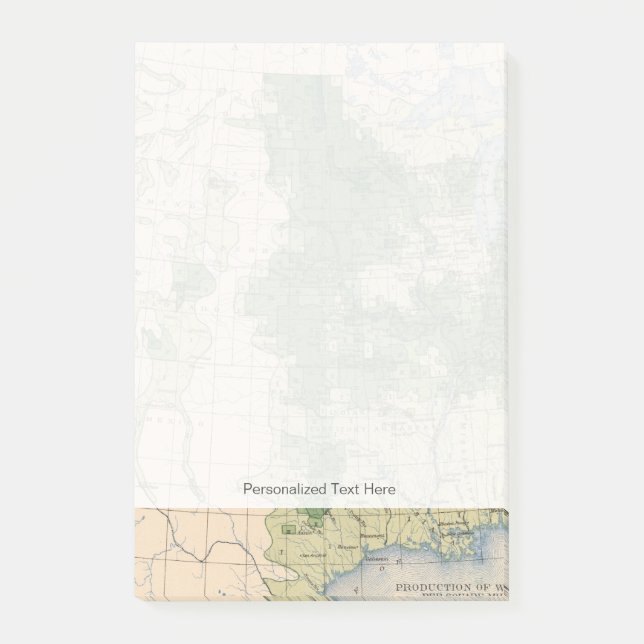 156 Weizen/Quadratmeilen Post-it Klebezettel (Vorderseite)