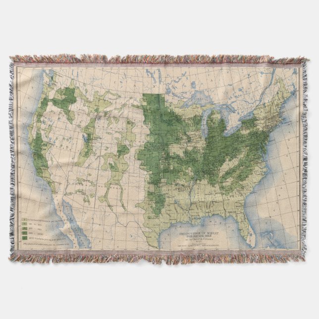 156 Wheat/sq Meile Decke (Vorderseite)