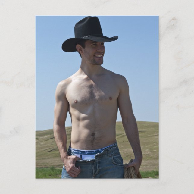 15746-RA Cowboy Postkarte (Vorderseite)