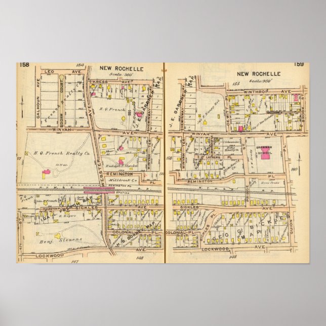 158159 New Rochelle Poster (Vorne)