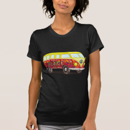 158463 VERURSACHT PEACEABLE SURF SOMMER-Kfz-Bus mo T-Shirt