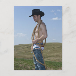 15876-RA Cowboy Postkarte