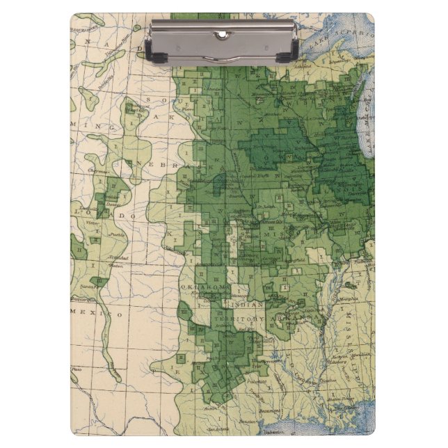 158 Oats/sq Meile Klemmbrett (Vorderseite)