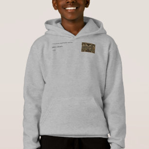 1595 Vintage Weltkarte durch Jodocus Hondius Hoodie