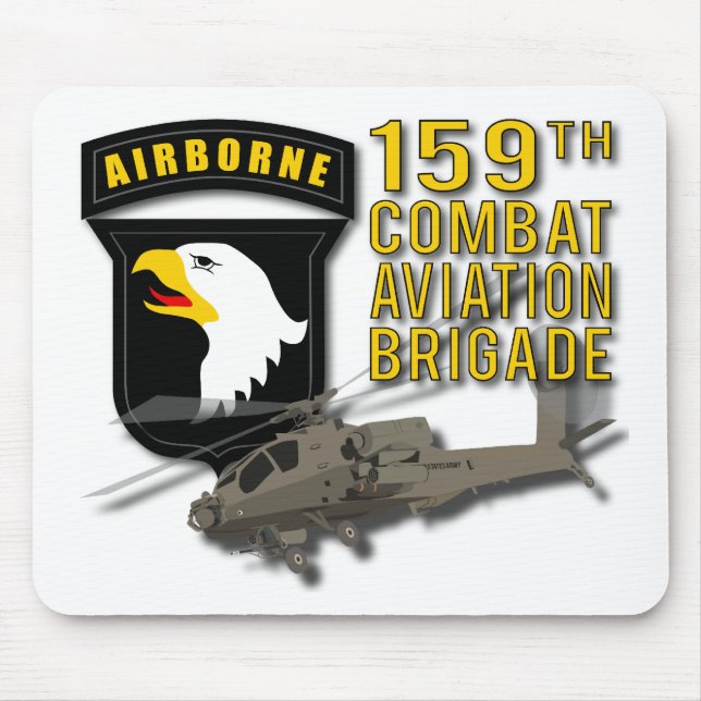 159th Kampf-LuftfahrtBde Apache Mousepad (Vorne)