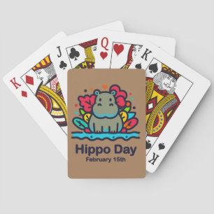 15.02. - Hippo Day Spielkarten