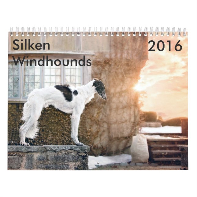 15 2016 seidener Windhounds Kalender (Titelbild)