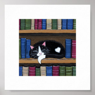 15,2 cm x 15,2 cm   Whimsischer Katzenkunst   Schl Poster