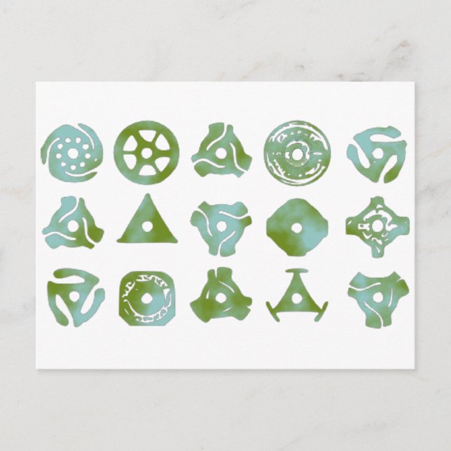 15 45 Plattenadapter oder Einsätze Postkarte (Vorderseite)