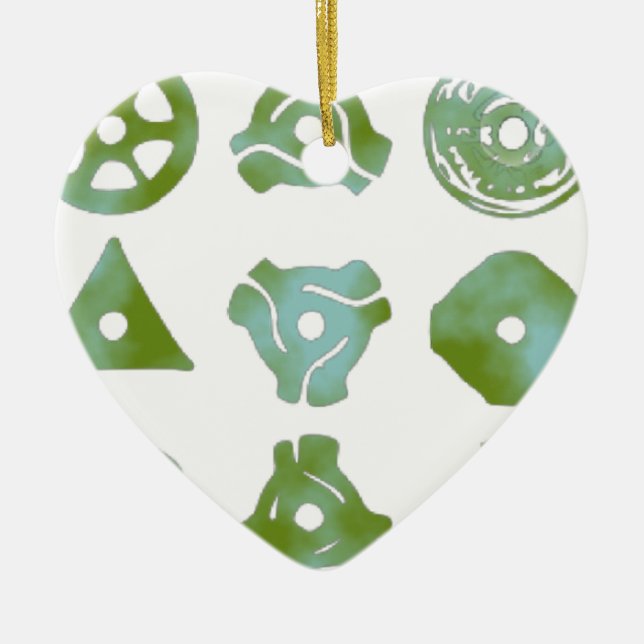 15 45 Rekordadapter oder Einsätze Keramikornament (Vorne)