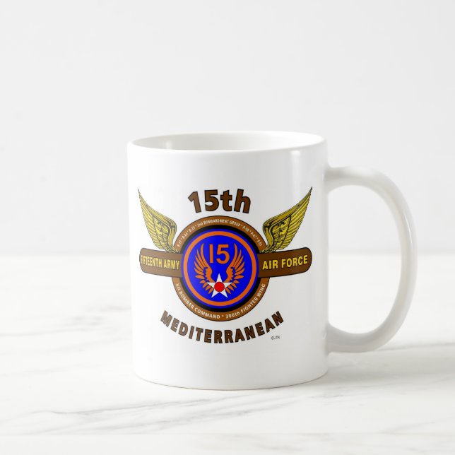 15. ARMEE-LUFTWAFFE "ARMEE-FLIEGERKORPS" WW II TASSE (Rechts)