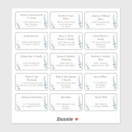 15 Aufkleber für den Namen eines Hochzeitgästen