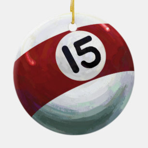 15 Ball Keramikornament
