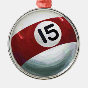 15 Ball Silbernes Ornament
