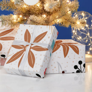 15 cm x 20 m Blumenpapier Geschenkpapier