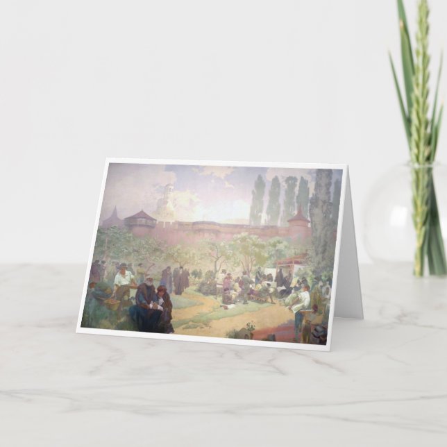 #15 Druck der Bibel von Kralice in Ivancice Karte (Vorderseite)