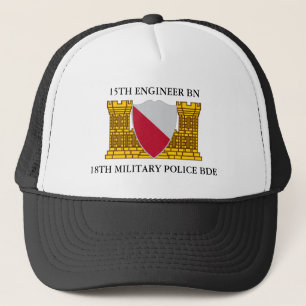 15. ENGINEER BATTALION 18. MILITÄRISCHE POLIZEI TRUCKERKAPPE