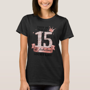 15 & Fabulous I Rose and White Party Gruppe Candid T-Shirt