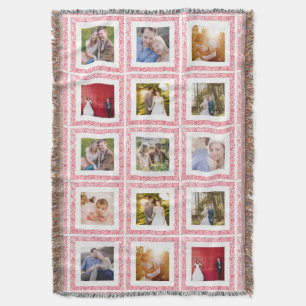 15 Foto Collage Wood Briefmarke Border Decke