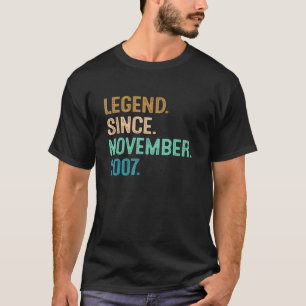 15. Geburtstag 15 Jahre alte Legende seit 2. Novem T-Shirt