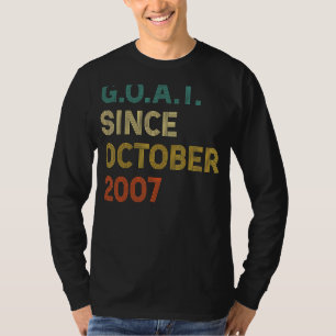 15. Geburtstag 15 Jahre alte Ziege Seit Oktober 20 T-Shirt