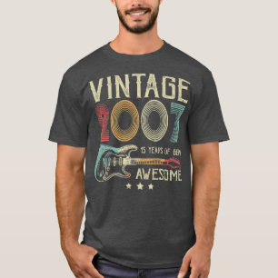 15. Geburtstag Frauen Männer Vintage Toll 2007 Gui T-Shirt