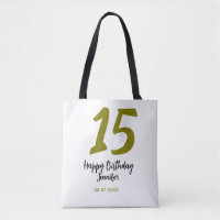 15. Geburtstag quiencenera fügen Datum Jahr golden