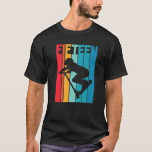 15. Geburtstag Retro Scooter Lover Boys Kids T-Shirt