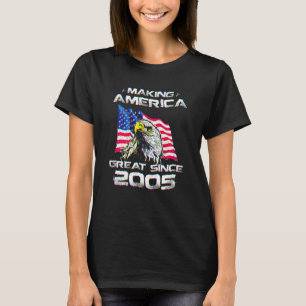 15. Geburtstag USA-Flagge Making America Great Sin T-Shirt