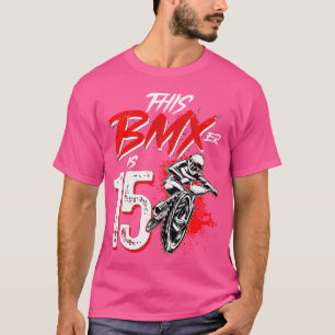 15. Geburtstagsjunge Bmx Geburtstagsparty Dekorati T-Shirt
